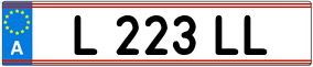Truck License Plate